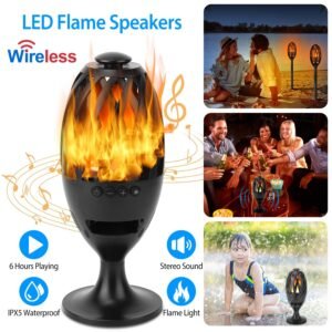 LED Flame Wireless Speaker